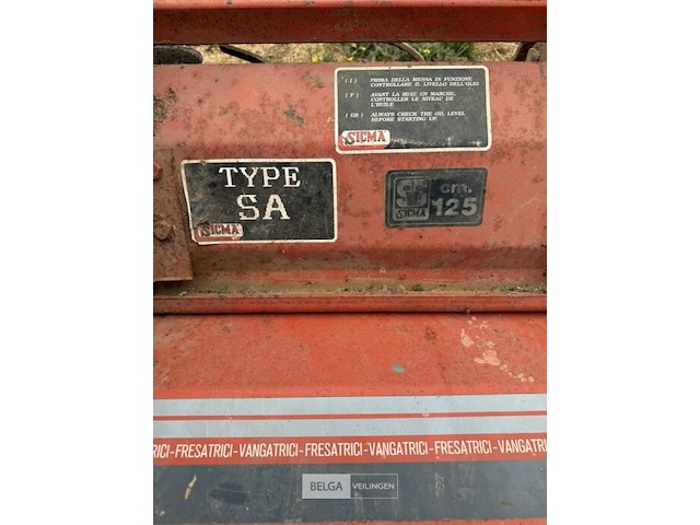 Bakfrees traktor sicma sa125 - afbeelding 4 van  5
