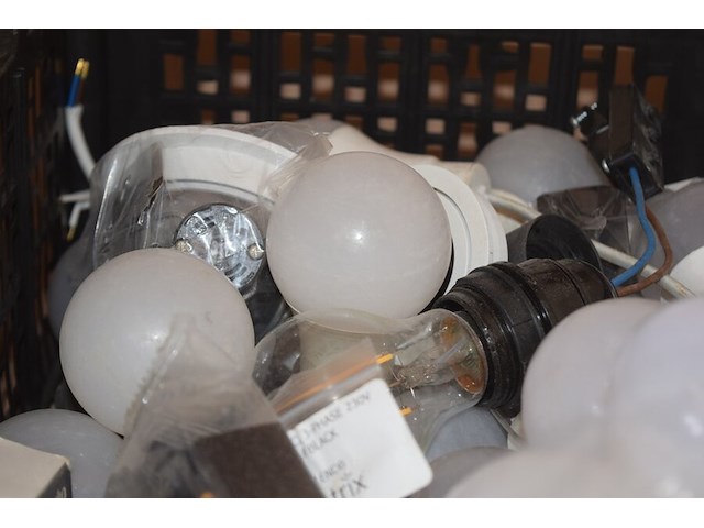 Bakje diverse lampen - afbeelding 2 van  3