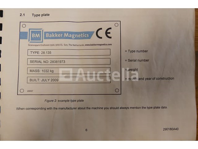 Bakker magnetics magnetische scheider 28.135 - afbeelding 10 van  10