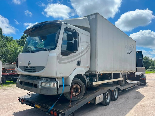 Bakwagen vrachtwagen renault midlum 190 diesel 190pk 2009 - afbeelding 1 van  1