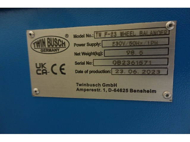 Balanceermachine twinbusch - afbeelding 7 van  7