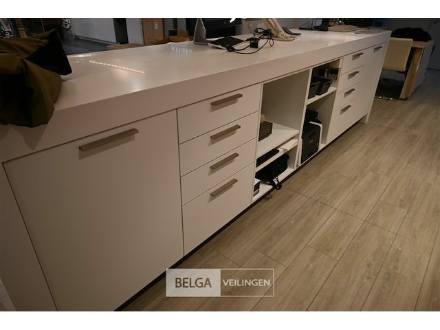 Balie meubel met himacs blad - afbeelding 3 van  4