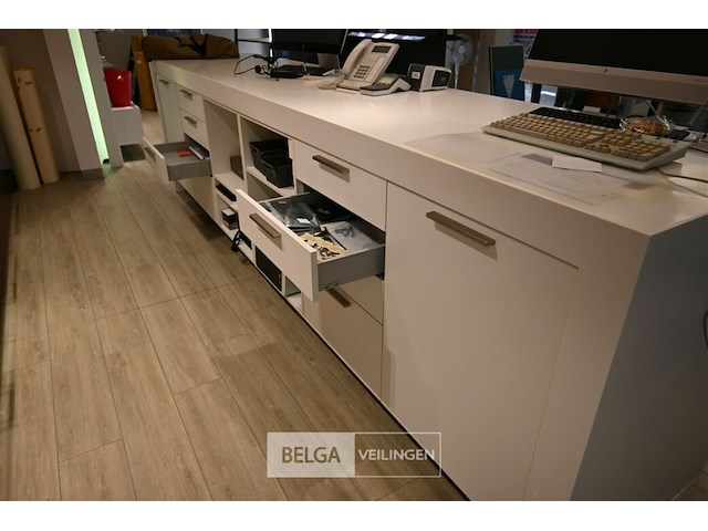 Balie meubel met himacs blad - afbeelding 4 van  4