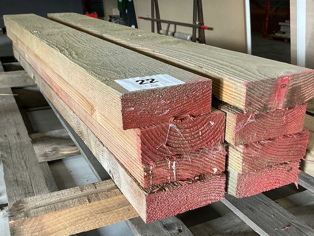 Balk douglas geïmpregneerd (10x) - afbeelding 1 van  4