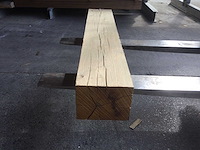 Balk eiken 1350 x 180 x 230 mm ( 1 x ) - afbeelding 2 van  5