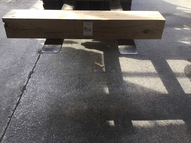 Balk eiken 1350 x 180 x 230 mm ( 1 x ) - afbeelding 5 van  5