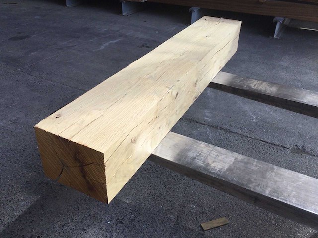 Balk eiken 1350 x 180 x 230 mm ( 1 x ) - afbeelding 1 van  5