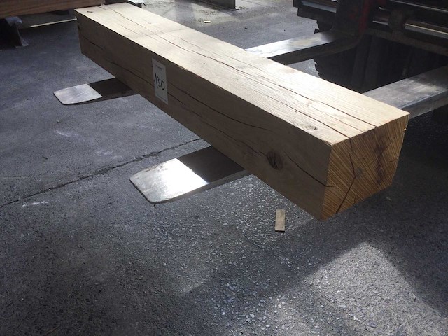 Balk eiken 1350 x 180 x 230 mm ( 1 x ) - afbeelding 2 van  2