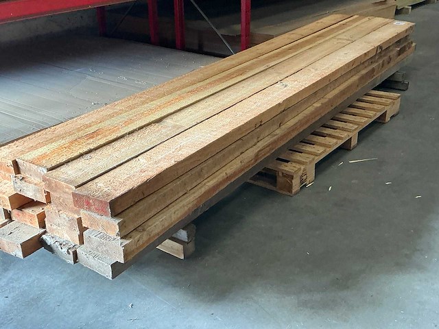 Balk grenen rnd (20x) - afbeelding 1 van  3