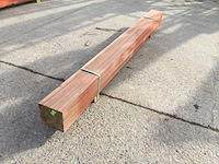 Balk padouck 2750 x 200 x 200 mm ( 1 x ) - afbeelding 1 van  8