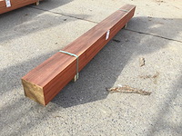 Balk padouck 2750 x 200 x 200 mm ( 1 x ) - afbeelding 5 van  8