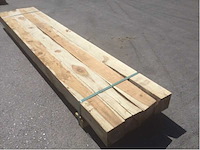 Balk teakhout 2340 x 80 x 80 mm (4x) - afbeelding 1 van  8