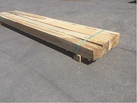 Balk teakhout 2340 x 80 x 80 mm (4x) - afbeelding 4 van  7
