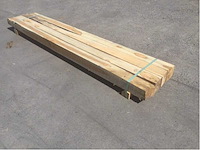 Balk teakhout 2340 x 80 x 80 mm (4x) - afbeelding 6 van  7