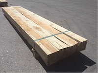 Balk teakhout 2340 x 80 x 80 mm (4x) - afbeelding 2 van  8