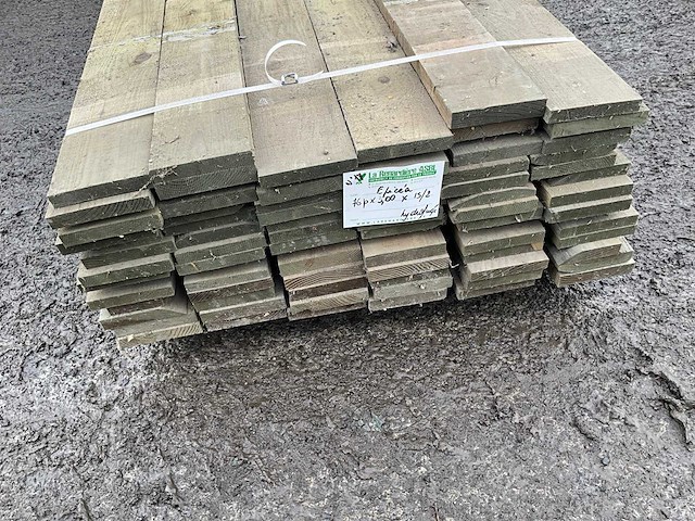 Balken en planken epicéa/douglas (188x) - afbeelding 4 van  13
