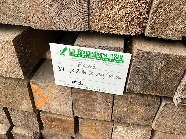 Balken en planken epicéa/douglas (235x) - afbeelding 13 van  17