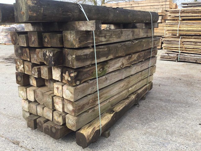 Balken grenenhout (45x) - afbeelding 4 van  9