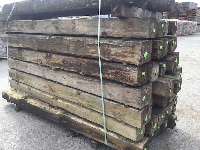 Balken grenenhout (45x) - afbeelding 6 van  9