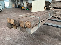 Balken in teak hout (10x)
