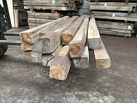 Balken in teak hout (12x) - afbeelding 5 van  5