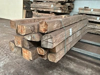 Balken in teak hout (19x)