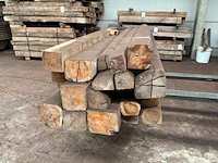 Balken in teak hout (19x) - afbeelding 2 van  6