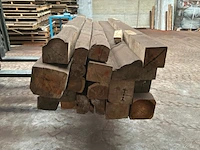 Balken in teak hout (19x) - afbeelding 5 van  6