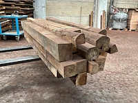 Balken in teak hout (19x) - afbeelding 5 van  5