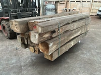 Balken in teak hout (20x) - afbeelding 3 van  5