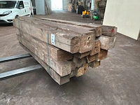 Balken in teak hout (20x) - afbeelding 4 van  5