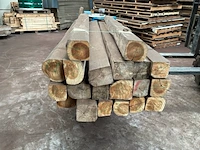 Balken in teak hout (20x) - afbeelding 2 van  5