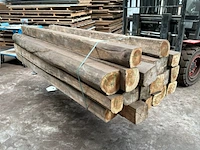 Balken in teak hout (20x) - afbeelding 3 van  5