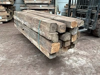 Balken in teak hout (22x) - afbeelding 3 van  6