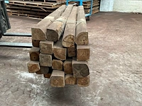 Balken in teak hout (22x) - afbeelding 5 van  6