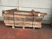 Balken in teak hout (32x) - afbeelding 2 van  3