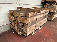 Balken in teak hout (32x) - afbeelding 3 van  3