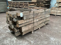 Balken in teak hout (37x) - afbeelding 3 van  6