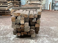 Balken in teak hout (37x) - afbeelding 4 van  6