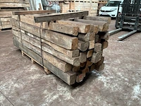 Balken in teak hout (37x) - afbeelding 5 van  6