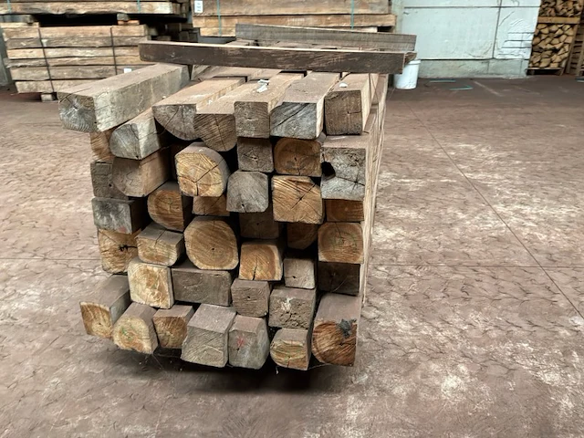 Balken in teak hout (37x) - afbeelding 6 van  6