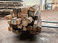 Balken in teak hout (38x) - afbeelding 2 van  6