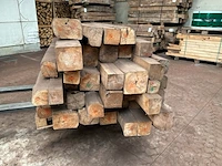 Balken in teak hout (38x) - afbeelding 5 van  6