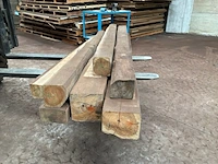 Balken in teak hout (7x) - afbeelding 5 van  6