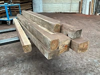 Balken in teak hout (7x) - afbeelding 6 van  6