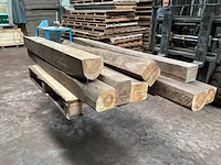 Balken in teak hout (8x) - afbeelding 4 van  5