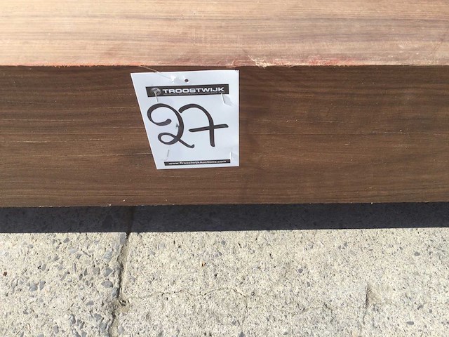 Balken padouck 2750 x 195 x 195 mm ( 2 x ) - afbeelding 4 van  5