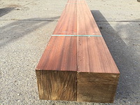 Balken padouck 2750 x 200 x 200 mm ( 2 x ) - afbeelding 4 van  7