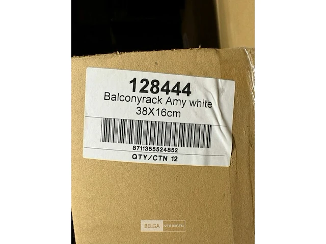Balkonrekje 38x16 cm (totaal 132 st) - afbeelding 4 van  4