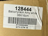 Balkonrekje 38x16 cm (totaal 132 st) - afbeelding 4 van  4